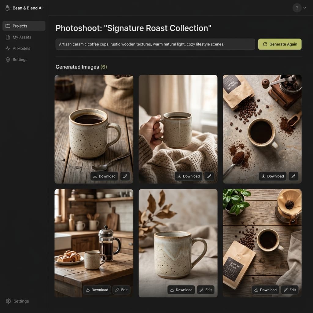 Photoshoot és kreatívok